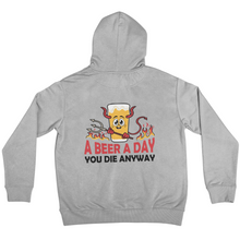 Lade das Bild in den Galerie-Viewer, A Beer a Day - Backprint Hoodie
