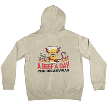 Lade das Bild in den Galerie-Viewer, A Beer a Day - Backprint Hoodie
