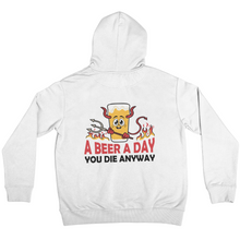 Lade das Bild in den Galerie-Viewer, A Beer a Day - Backprint Hoodie
