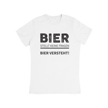 Lade das Bild in den Galerie-Viewer, Bier versteht - Bio Shirt Unisex
