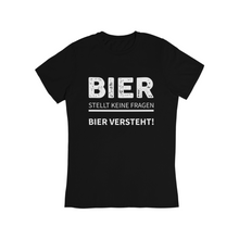 Lade das Bild in den Galerie-Viewer, Bier versteht - Bio Shirt Unisex
