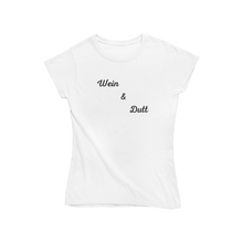 Lade das Bild in den Galerie-Viewer, Wein &amp; Dutt - Bio Shirt Damen
