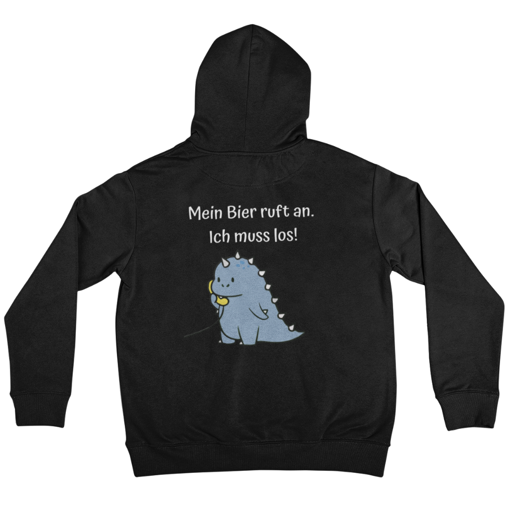 Mein Bier ruft - Backprint Hoodie