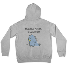 Lade das Bild in den Galerie-Viewer, Mein Bier ruft - Backprint Hoodie
