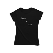 Lade das Bild in den Galerie-Viewer, Wein &amp; Dutt - Bio Shirt Damen
