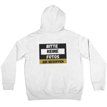 Lade das Bild in den Galerie-Viewer, Keine Fotos - Backprint Hoodie
