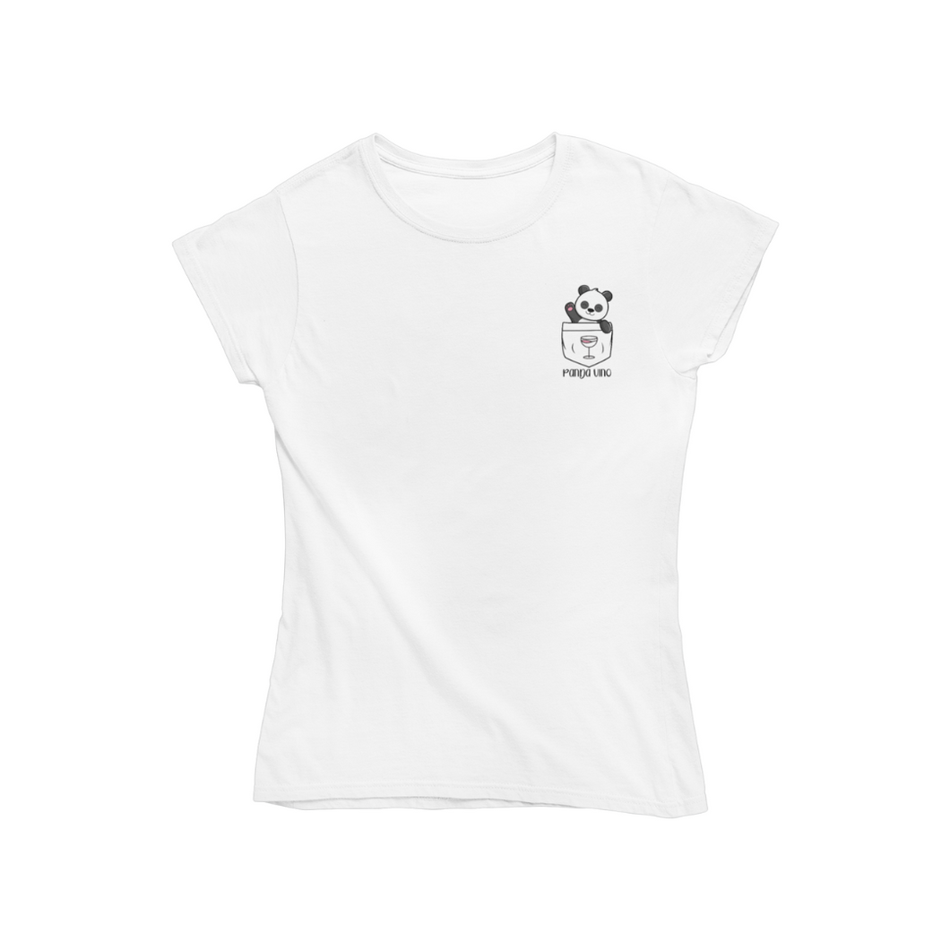 Panda Vino - Bio Shirt Damen