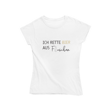 Lade das Bild in den Galerie-Viewer, Bier retten - Bio Shirt Damen
