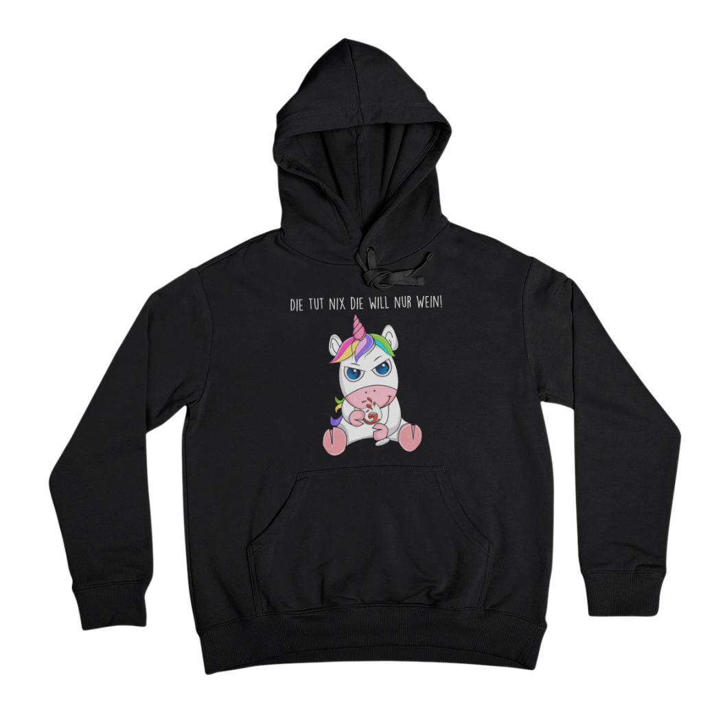 Die tut Nix. Weinhorn - Hoodie Unisex