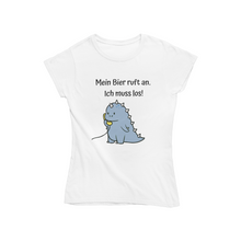 Lade das Bild in den Galerie-Viewer, Mein Bier ruft - Bio Shirt Damen
