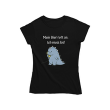 Lade das Bild in den Galerie-Viewer, Mein Bier ruft - Bio Shirt Damen
