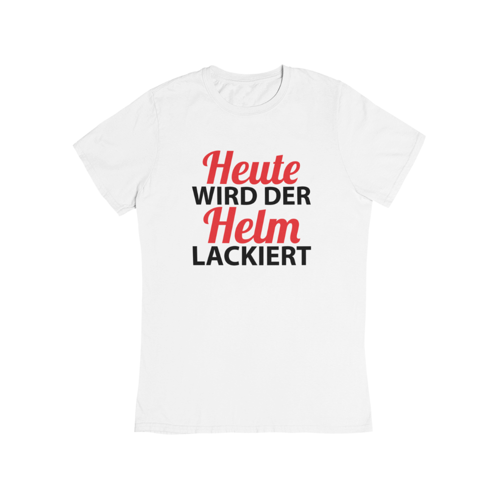 Helm lackieren - Bio Shirt Unisex