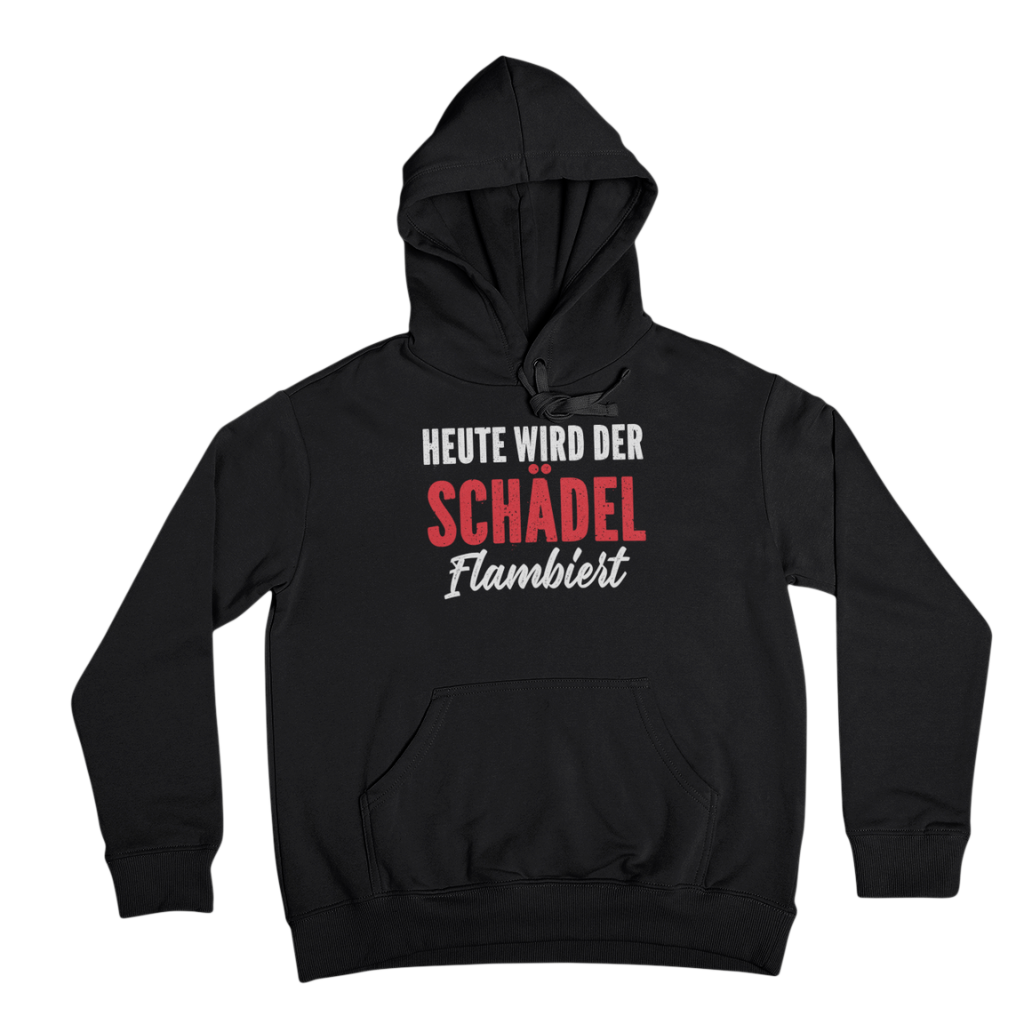 Schädel flambieren - Hoodie Unisex